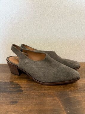 Trask Suede Pumps | Grey | size 8.5